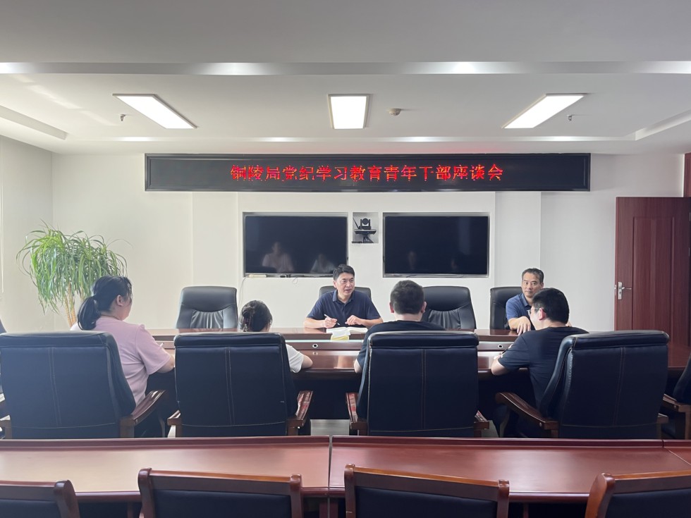 5.銅陵市郵政管理局召開黨紀學習青年干部座談會.png